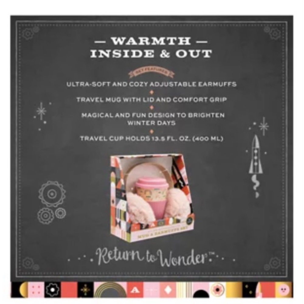 FAO Schwartz Travel Mug & Earmuffs Set - Picture 4 of 11